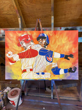 Load image into Gallery viewer, &quot;HOME RUN KING&quot; - Original Painting by Matt Szczur (24x36)