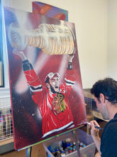 Load image into Gallery viewer, &quot;TOEWS CUP&quot; - Original Painting by Matt Szczur (24x36)