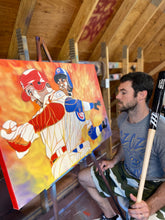 Load image into Gallery viewer, &quot;HOME RUN KING&quot; - Original Painting by Matt Szczur (24x36)